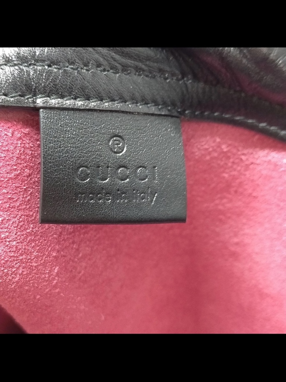 Gucci Web Logo Drawstring Backpack Pink - Picture 8 of 8
